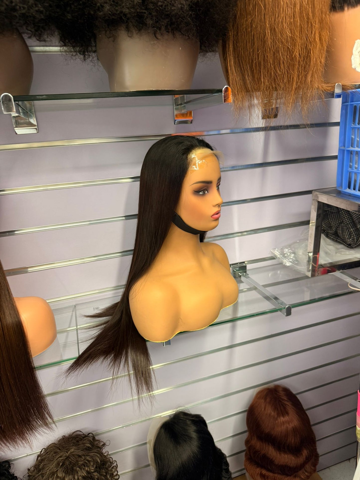 100% glueless Human Hair Straight Wig – 2x6 Lace Closure