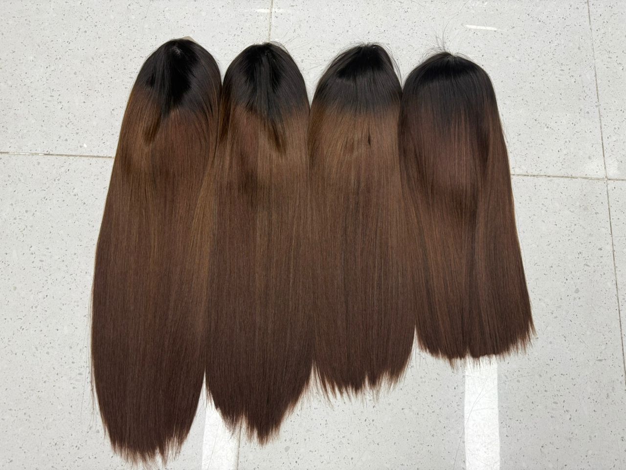 100% glueless Human Hair Straight Wig – 2x6 Lace Closure