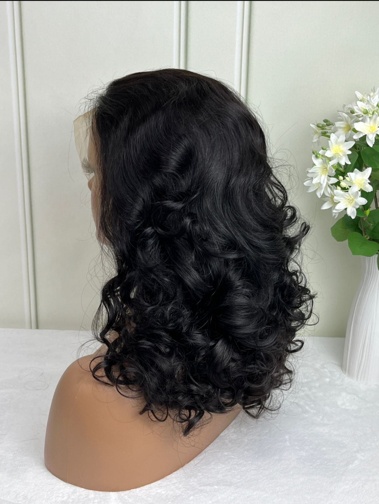 Bouncy Wave Human Hair-14 inches