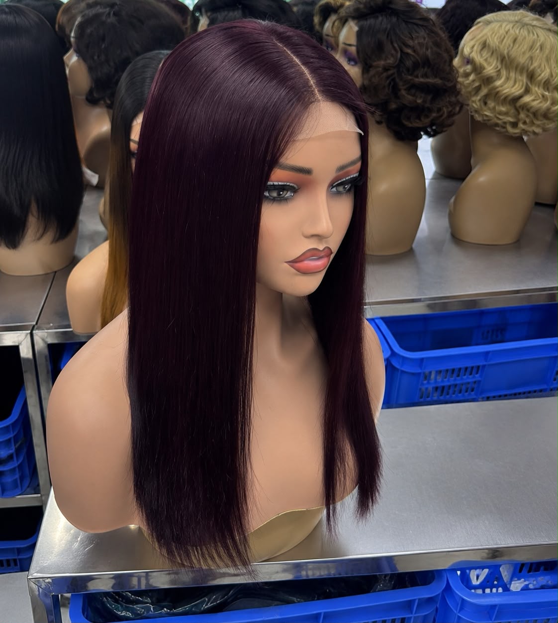 16-inch Vietnamese full human hair wig