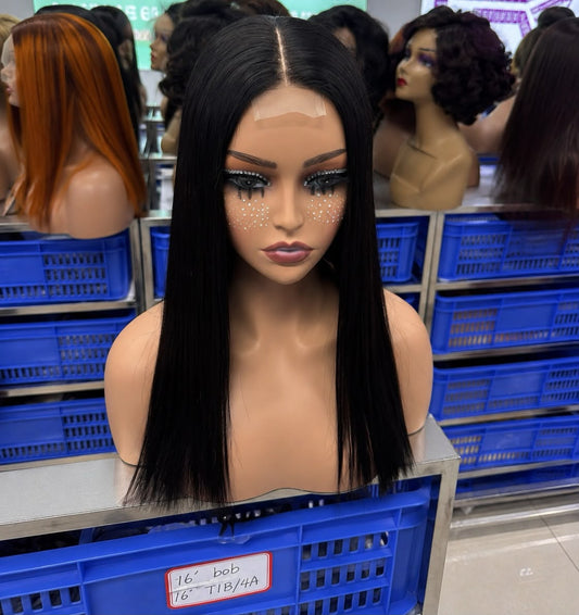 16-inch Vietnamese full human hair wig