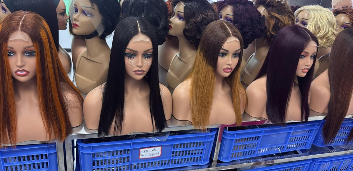 16-inch Vietnamese full human hair wig